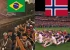 Brasileiros provocam Noruega ao recriar remada viking em canal de esgoto com ‘ratos’