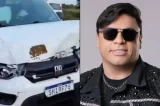 Filho de ex-vocalista da Cavaleiros do Forró sofre acidente a caminho do velório do pai; saiba mais