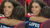 Saiba quem é a mulher que jogador de Cabo Verde abraça e comemora gol histórico contra a Argentina