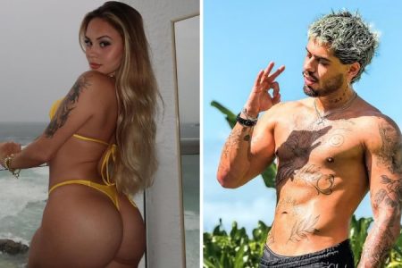 Zé Felipe é flagrado aos beijos com influenciadora no Rio; VEJA