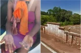Briga por dinheiro em casa noturna terminou com mulher jogada de ponte amarrada