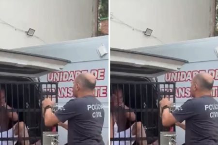 QUE OUSADIA! Suspeito toma arma de policial durante escolta e dispara em unidade médica; assista QUE OUSADIA! Suspeito toma arma de policial durante escolta e dispara em unidade médica; assista